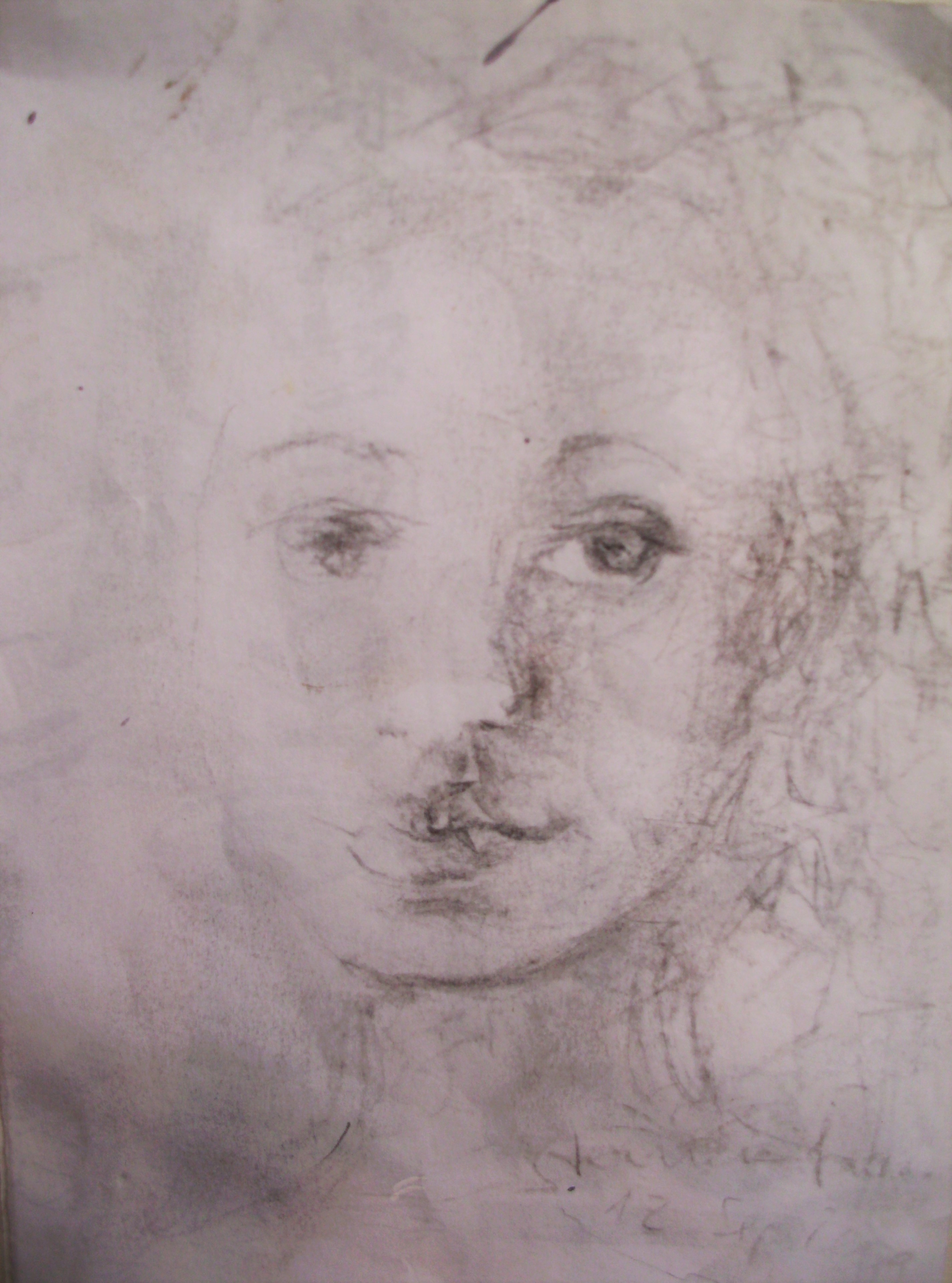 "Sternenfrau", Bleistift, 11x15, 2009